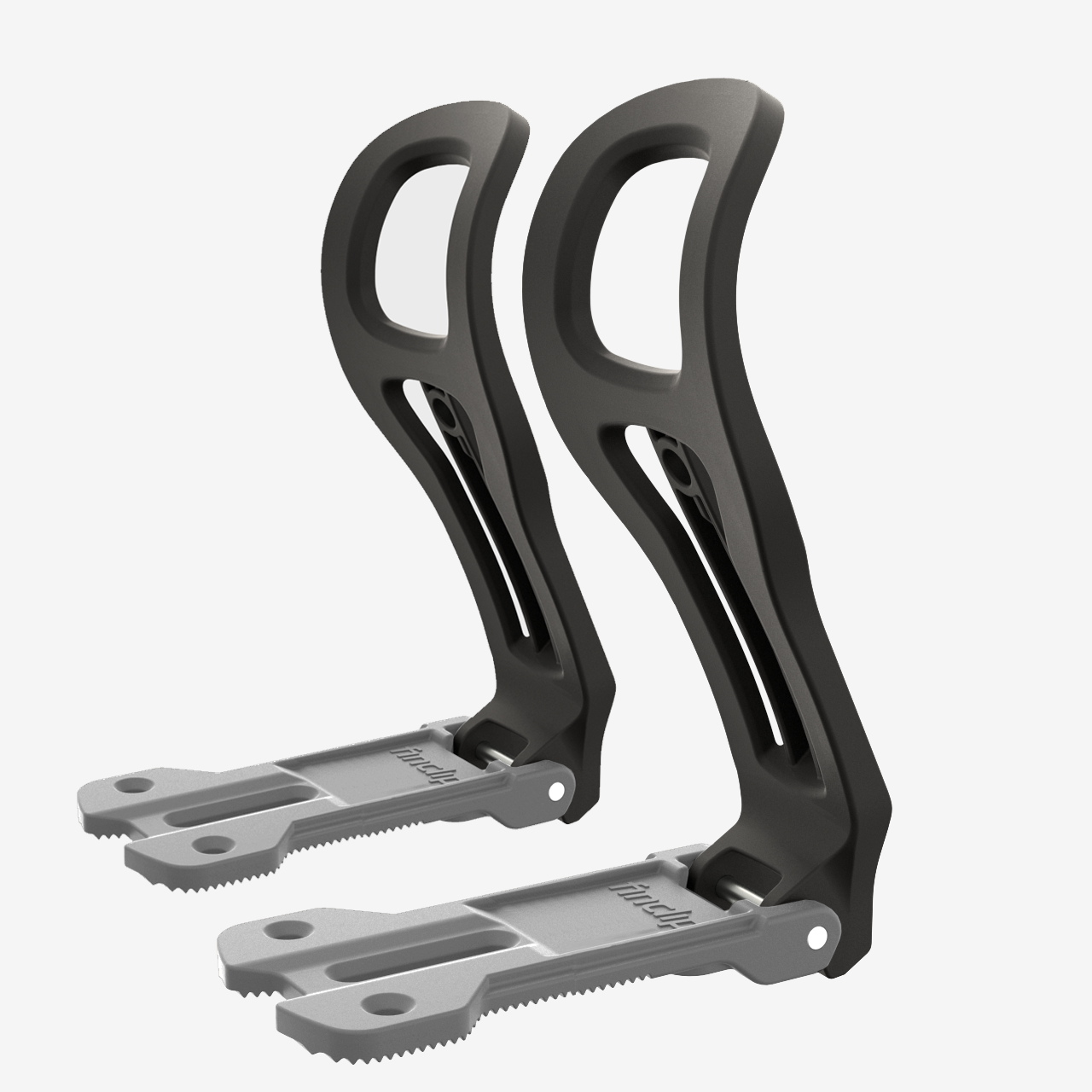 20.10"BIG FOOT" TALLONIERA CON REGOLAZIONE NERA