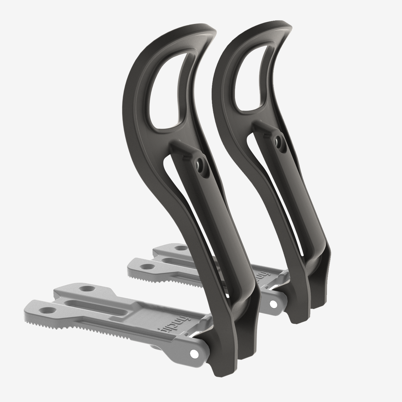 20.10"BIG FOOT" TALLONIERA CON REGOLAZIONE NERA